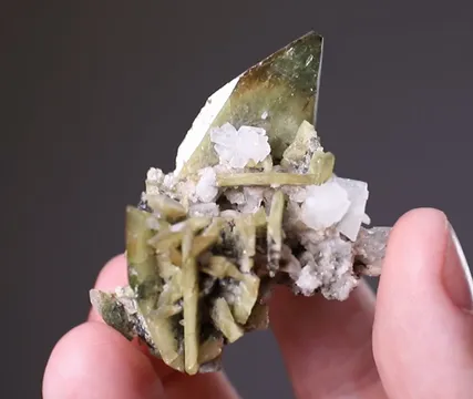 Titanite with Orthoclase Var. "ADULARIA"