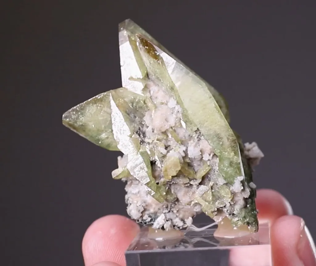 Titanite with Orthoclase Var. "ADULARIA" - image 2
