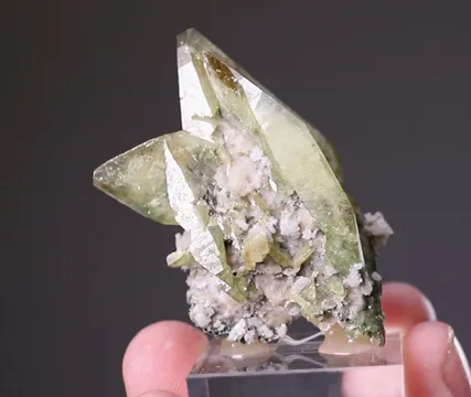 Titanite with Orthoclase Var. "ADULARIA"