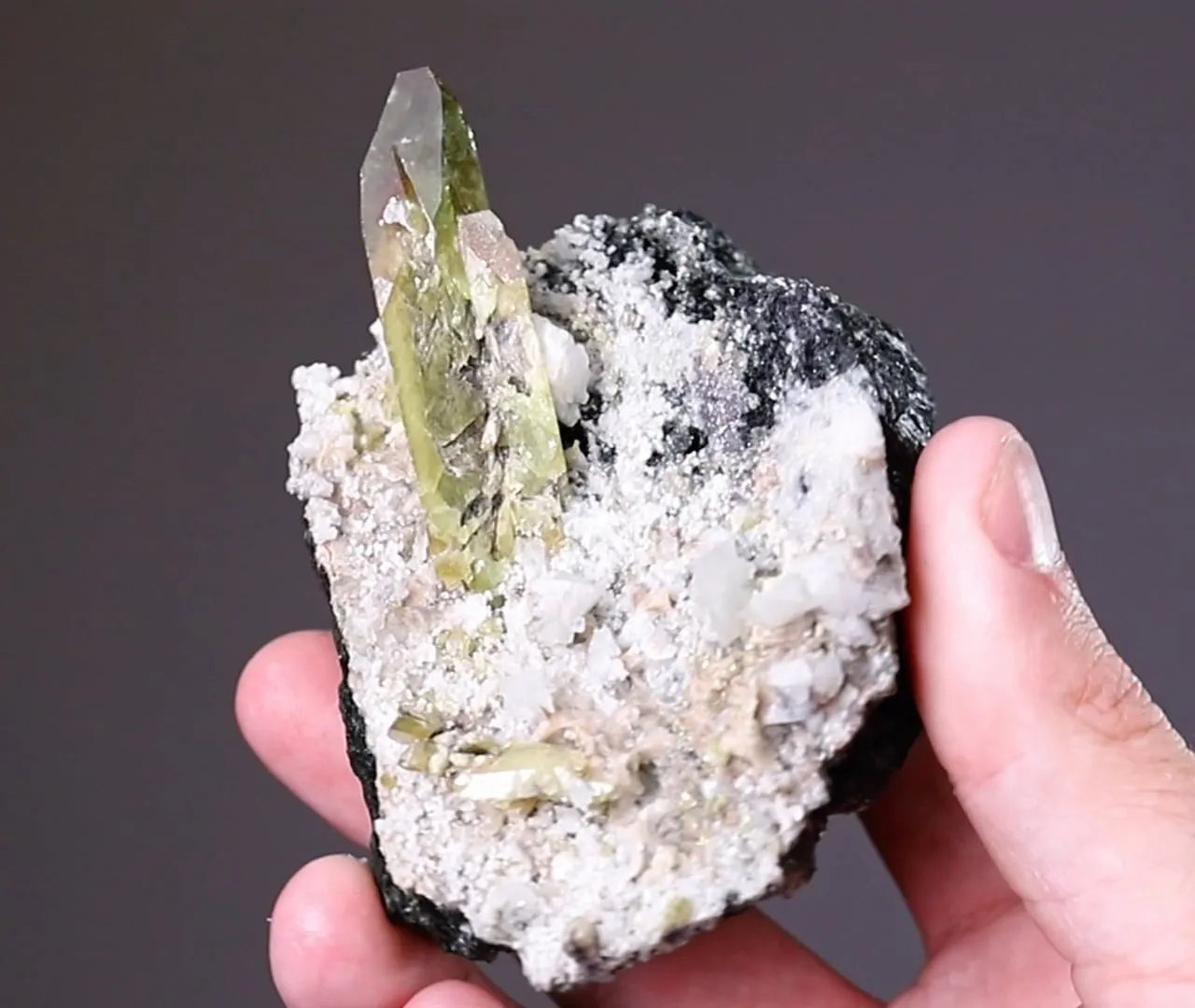 Titanite with Orthoclase Var. "ADULARIA" - image 2