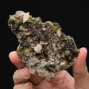 Titanite with Rutile Actinolite and Adularia - image 2