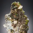 Titanite with Rutile Actinolite and Adularia - image 1