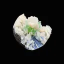 Top Collector Apophyllite & Blue Chalcedony Zeolite Specimen | 4-in-1 Gemmy Green Apophyllite with Calcite & Stilbite | Jalgaon, India DK81 - image 5