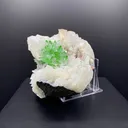 Top Collector Apophyllite & Blue Chalcedony Zeolite Specimen | 4-in-1 Gemmy Green Apophyllite with Calcite & Stilbite | Jalgaon, India DK81 - image 4