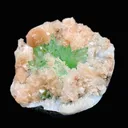 Top Collector Deep Green Apophyllite with Stilbite Cluster | Rare Indian Zeolite Mineral Specimen from Jalgaon DK82 - image 5