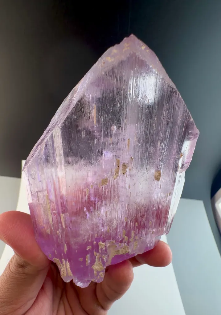 Top quality pink Kunzite from Afghanistan - image 3