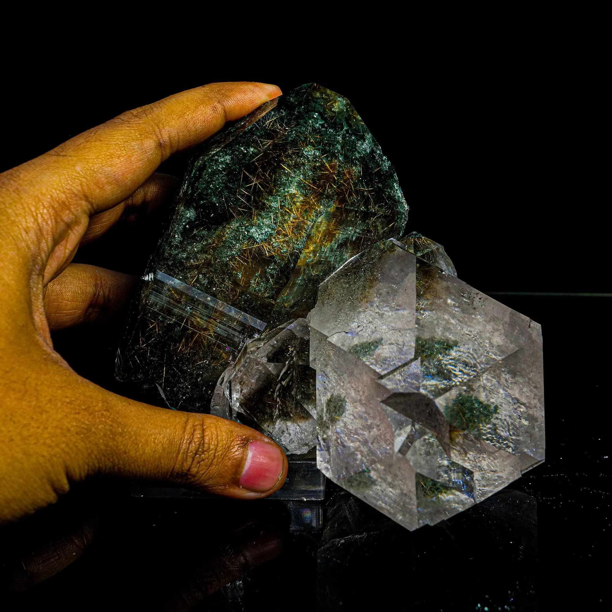 Top Quality Rare Himilayan Quartz Natural Mineral Specimen - image 4