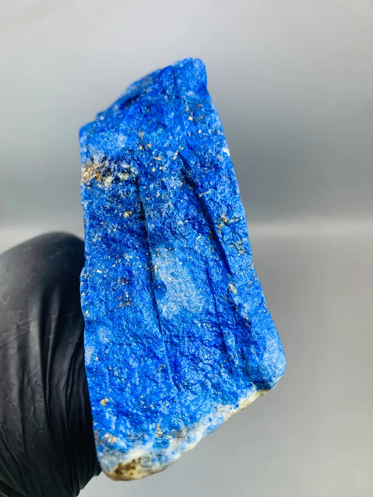 Top Quality Rough Lapis Lazuli Specimen – Deep Blue Afghan Lapis Lazuli – Large Collector Mineral - image 5
