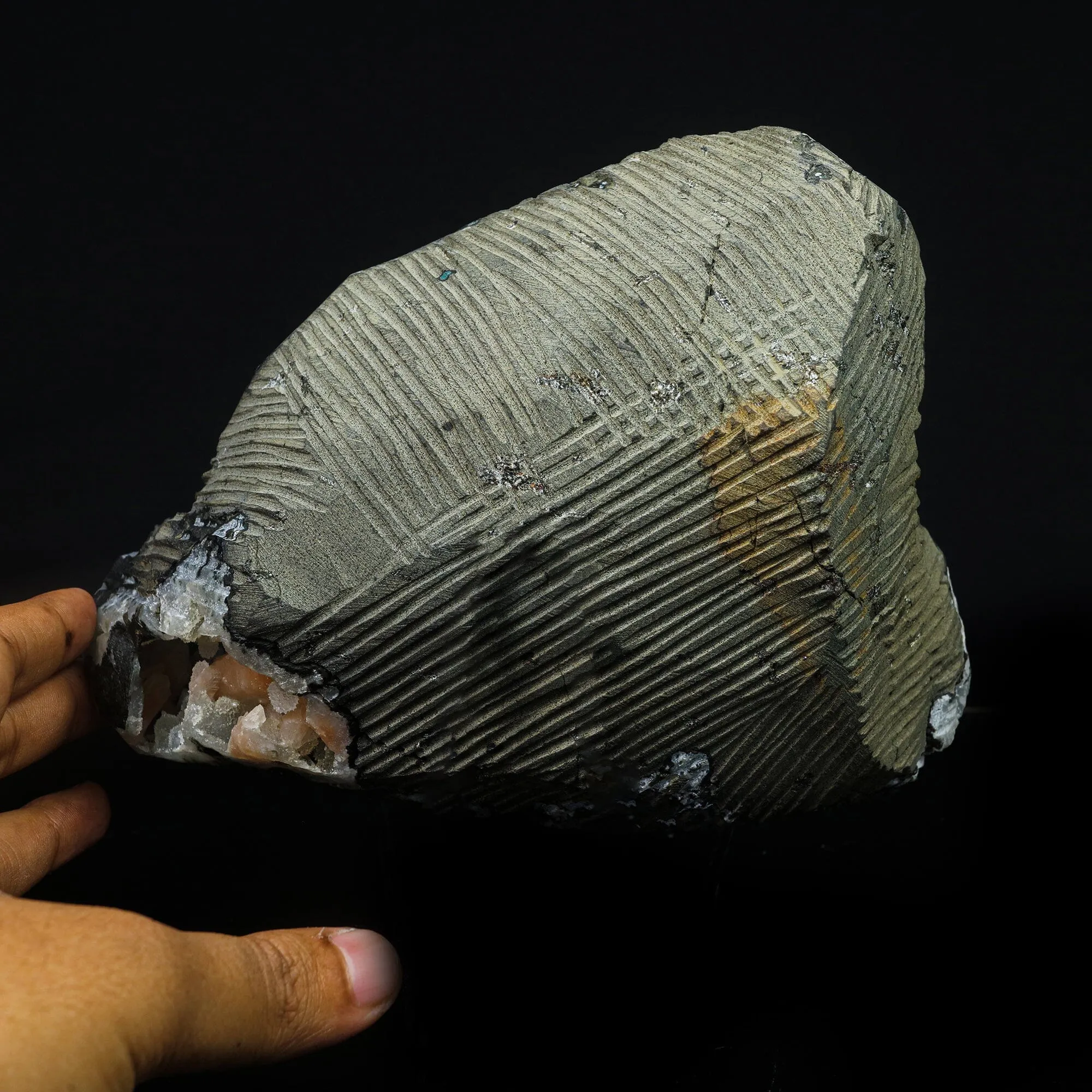 Top & Rare Calcite with Chalcedony Natural Mineral Specimen - image 4