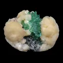 Top Rare Green Floral Apophyllite with Stilbite Natural Mineral Specimen USA - image 1