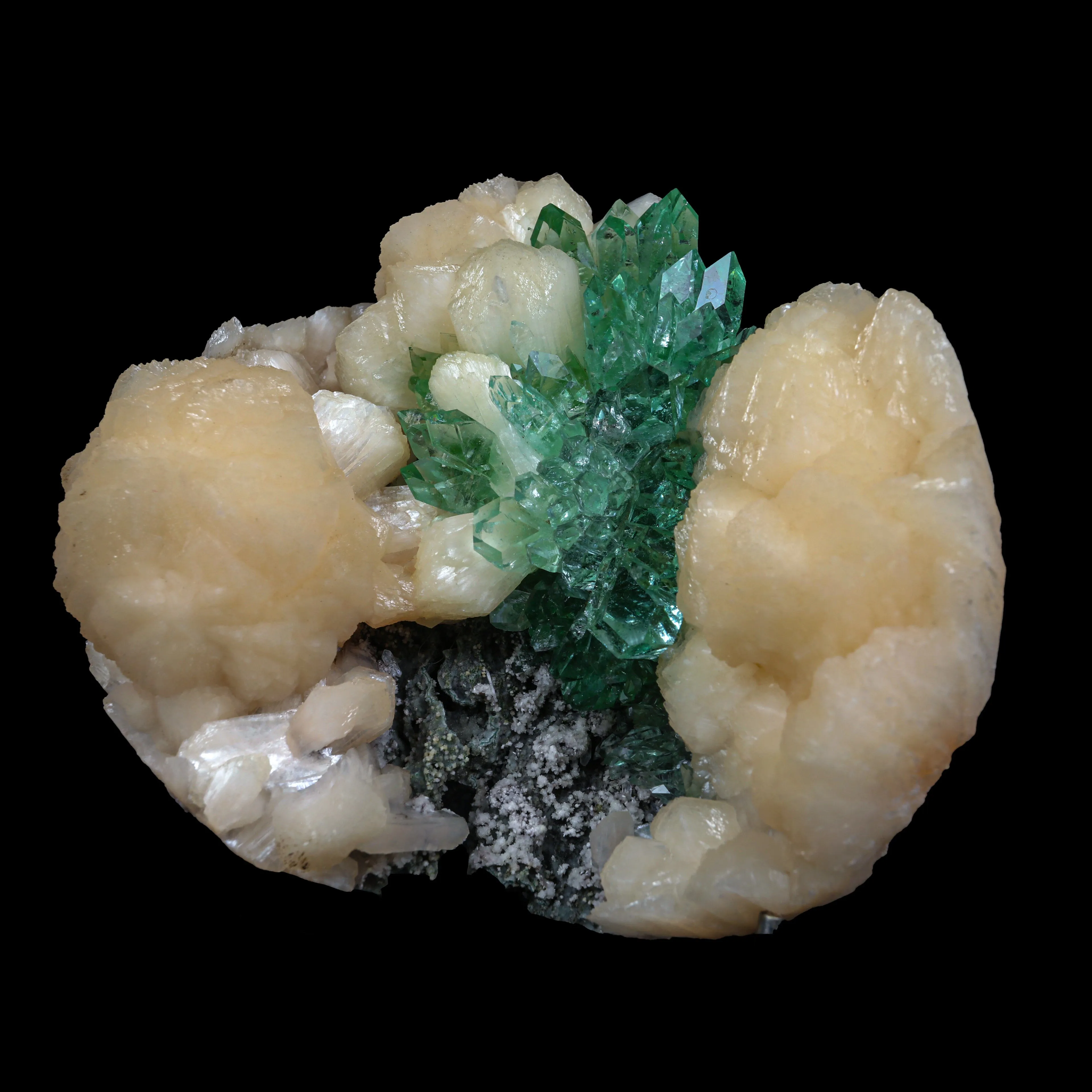 Top Rare Green Floral Apophyllite with Stilbite Natural Mineral Specimen USA - image 6