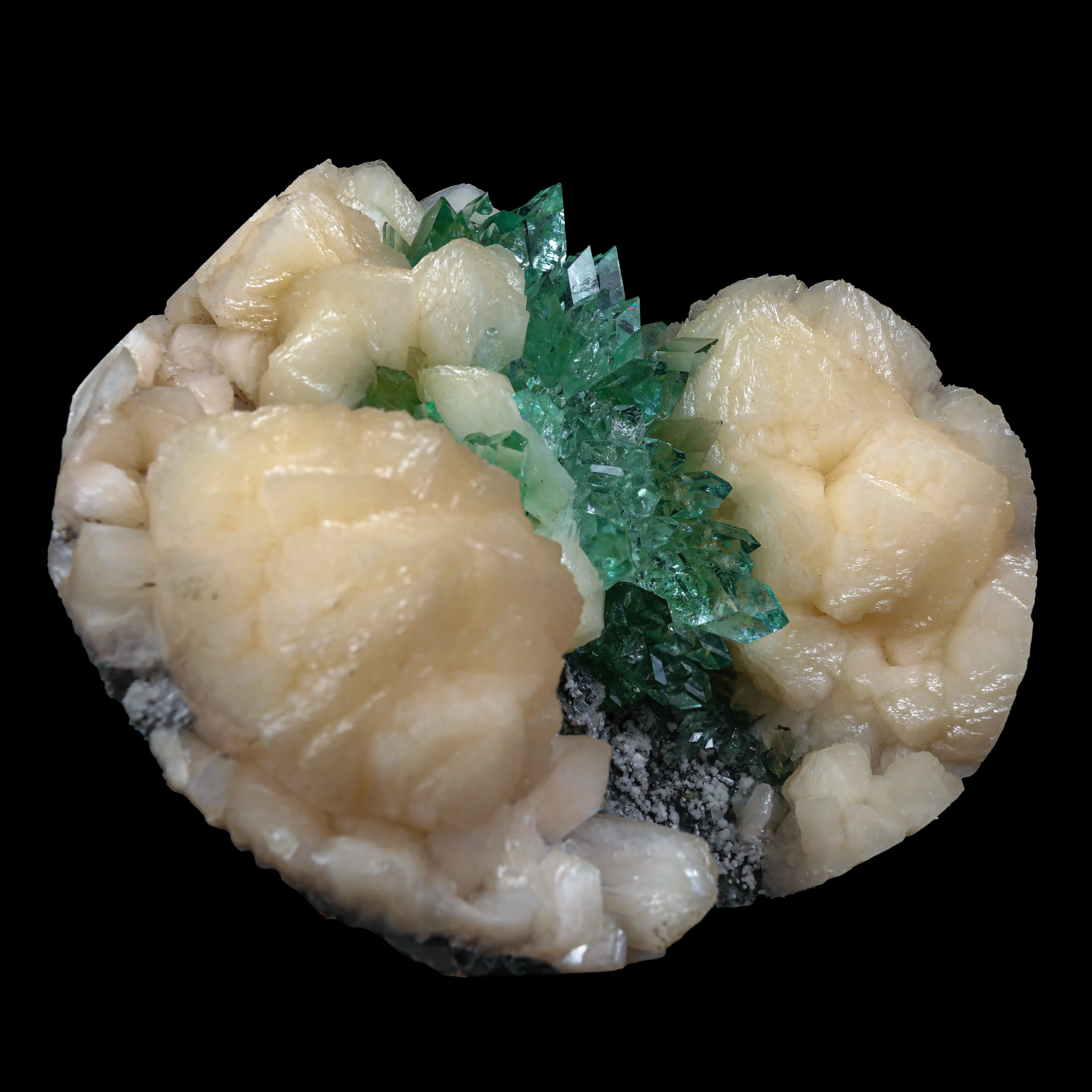 Top Rare Green Floral Apophyllite with Stilbite Natural Mineral Specimen USA - image 7