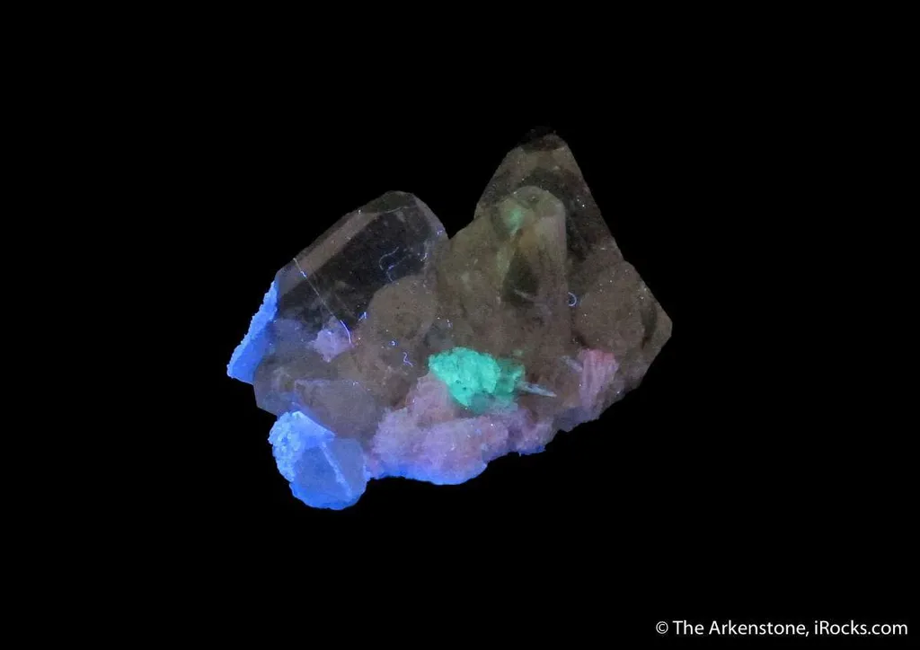 Topaz and Fluorite on Cleavelandite - image 5