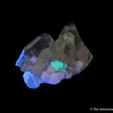 Topaz and Fluorite on Cleavelandite - image 5