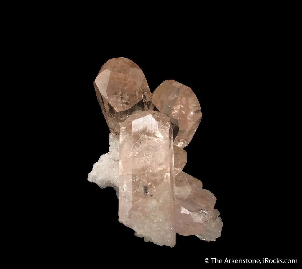 Topaz and Fluorite on Cleavelandite - image 3