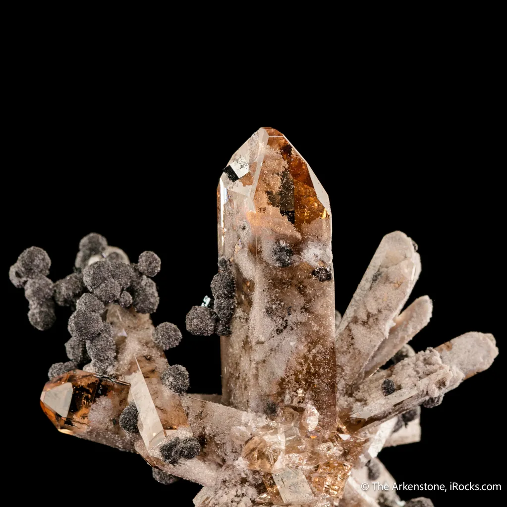 Topaz and Hematite ps. Almandine image