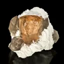 Topaz and Quartz on Albite - image 1