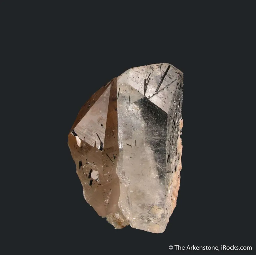 Topaz and Smoky Quartz, with Schorl inclusions - image 3