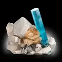 Topaz, Aquamarine, Beryl, Microcline - image 2