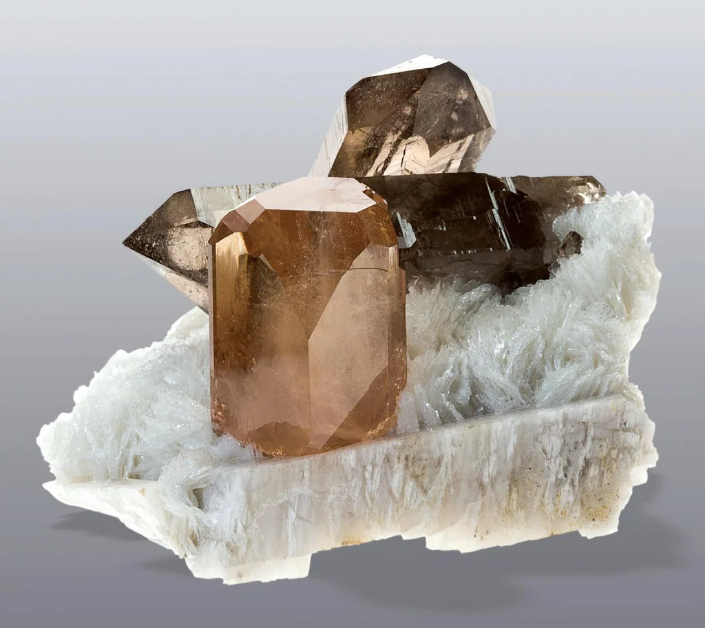 Topaz from Dassu, Braldu Valley, Shigar District, Gilgit-Baltistan, Pakistan image