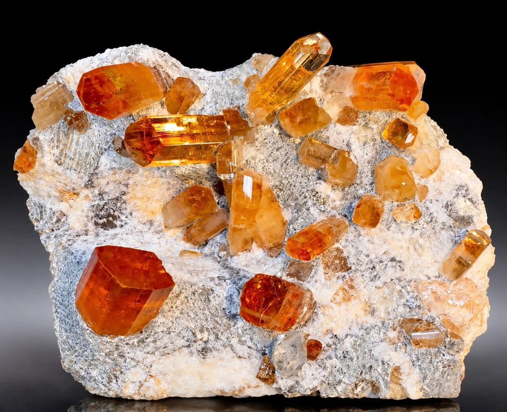 Topaz from Ghundao hill, Katlang, Mardan District, Khyber Pakhtunkhwa Province, Pakistan image