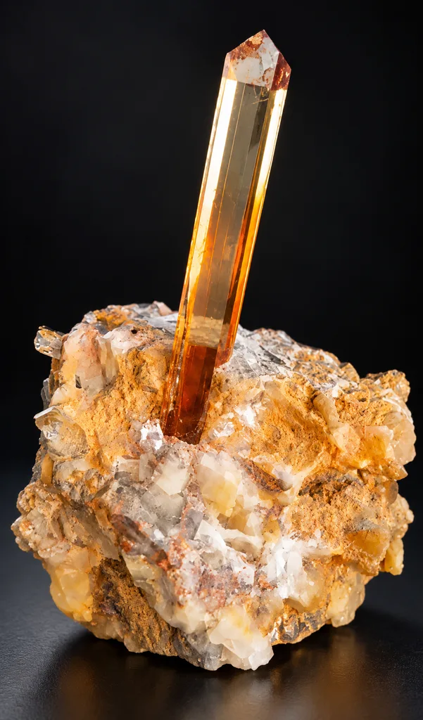 Topaz from Ghundao hill, Katlang, Mardan District, Khyber Pakhtunkhwa Province, Pakistan image