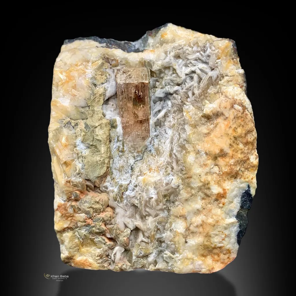 Topaz from Pakistan, Khyber Pakhtunkhwa Province, Mardan District, Katlang image