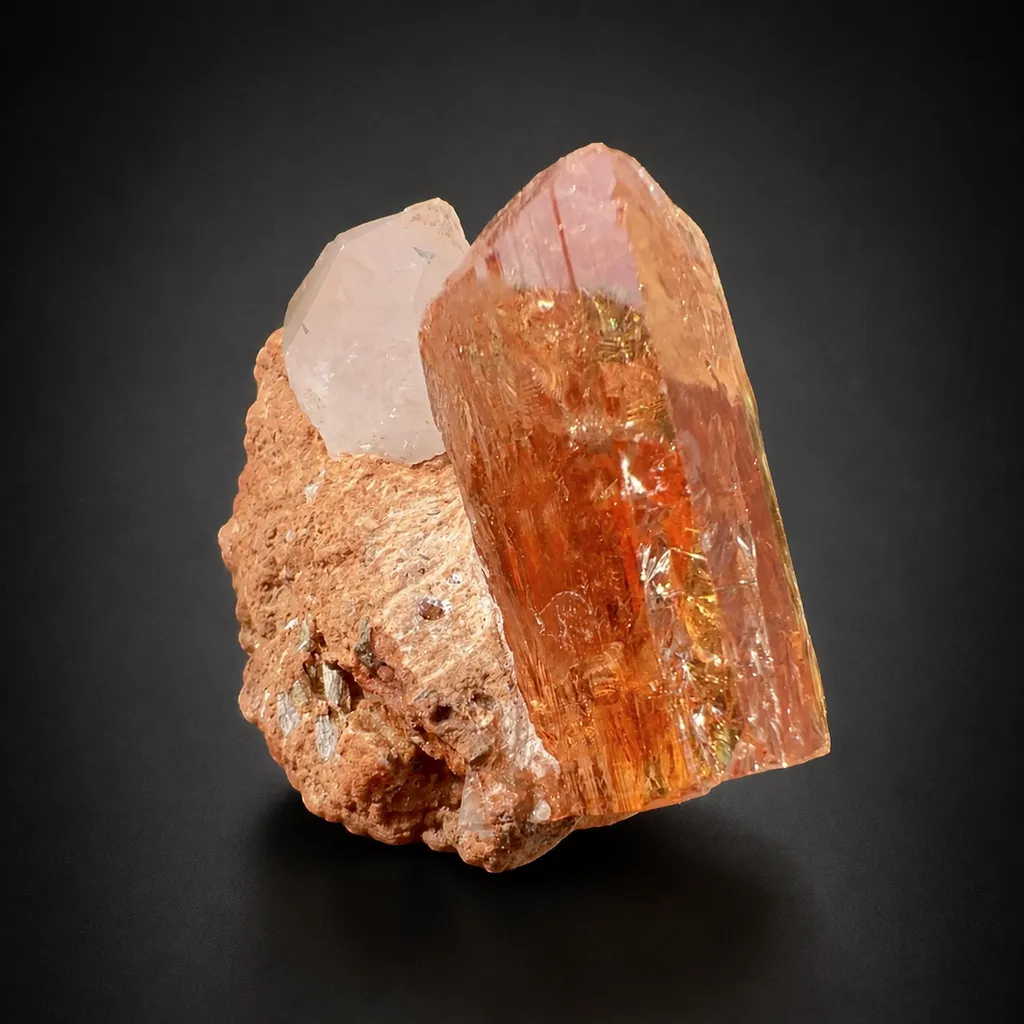 Topaz from Pakistan, Khyber Pakhtunkhwa Province, Mardan District, Katlang, Ghundao hill - image 4