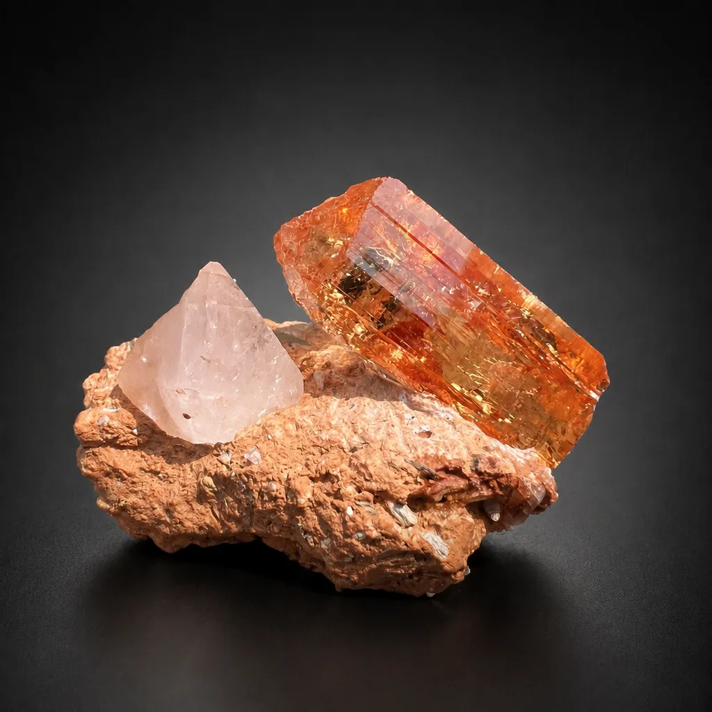 Topaz from Pakistan, Khyber Pakhtunkhwa Province, Mardan District, Katlang, Ghundao hill image