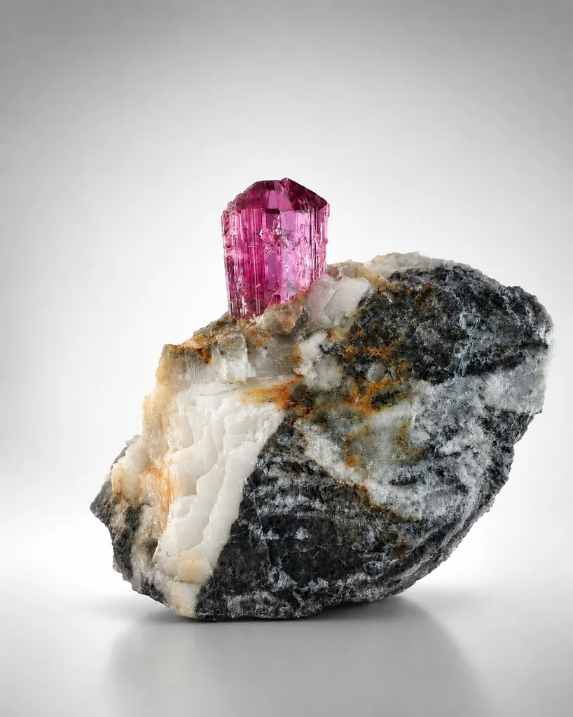 Topaz from Pakistan, Khyber Pakhtunkhwa Province, Mardan District, Katlang, Ghundao hill image