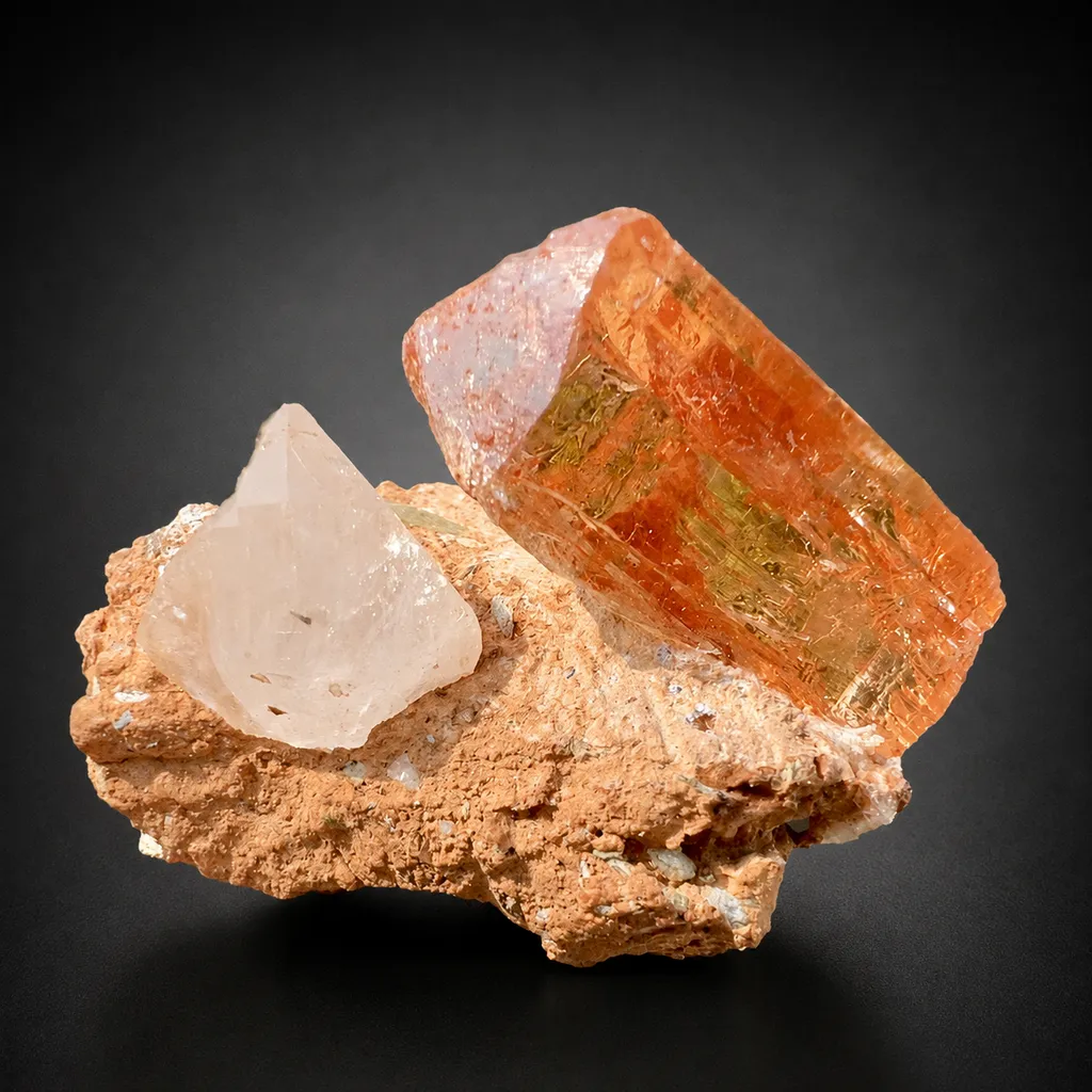 Topaz from Pakistan, Khyber Pakhtunkhwa Province, Mardan District, Katlang, Ghundao hill - image 8