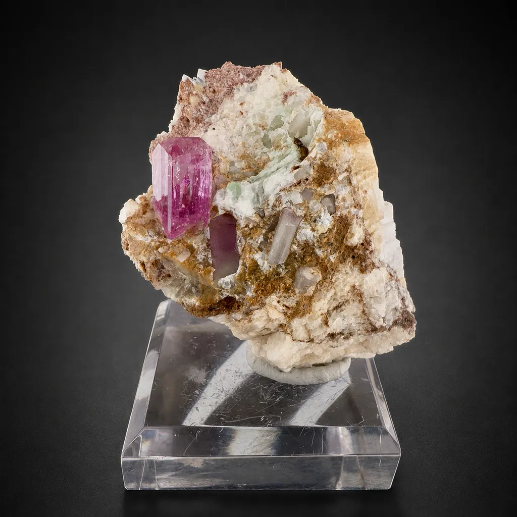 Topaz from Pakistan, Khyber Pakhtunkhwa Province, Mardan District, Katlang, Ghundao hill image