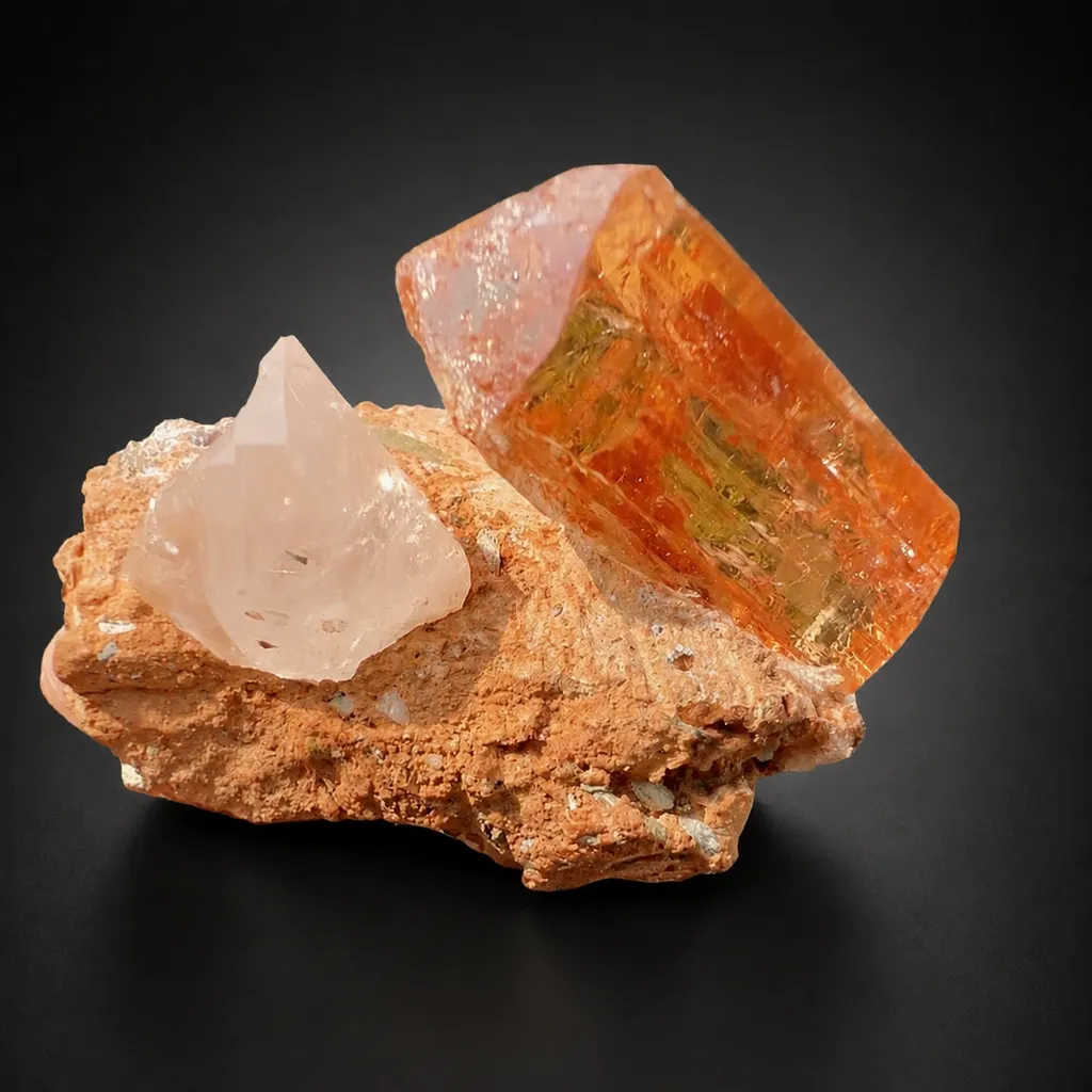 Topaz from Pakistan, Khyber Pakhtunkhwa Province, Mardan District, Katlang, Ghundao hill - image 2
