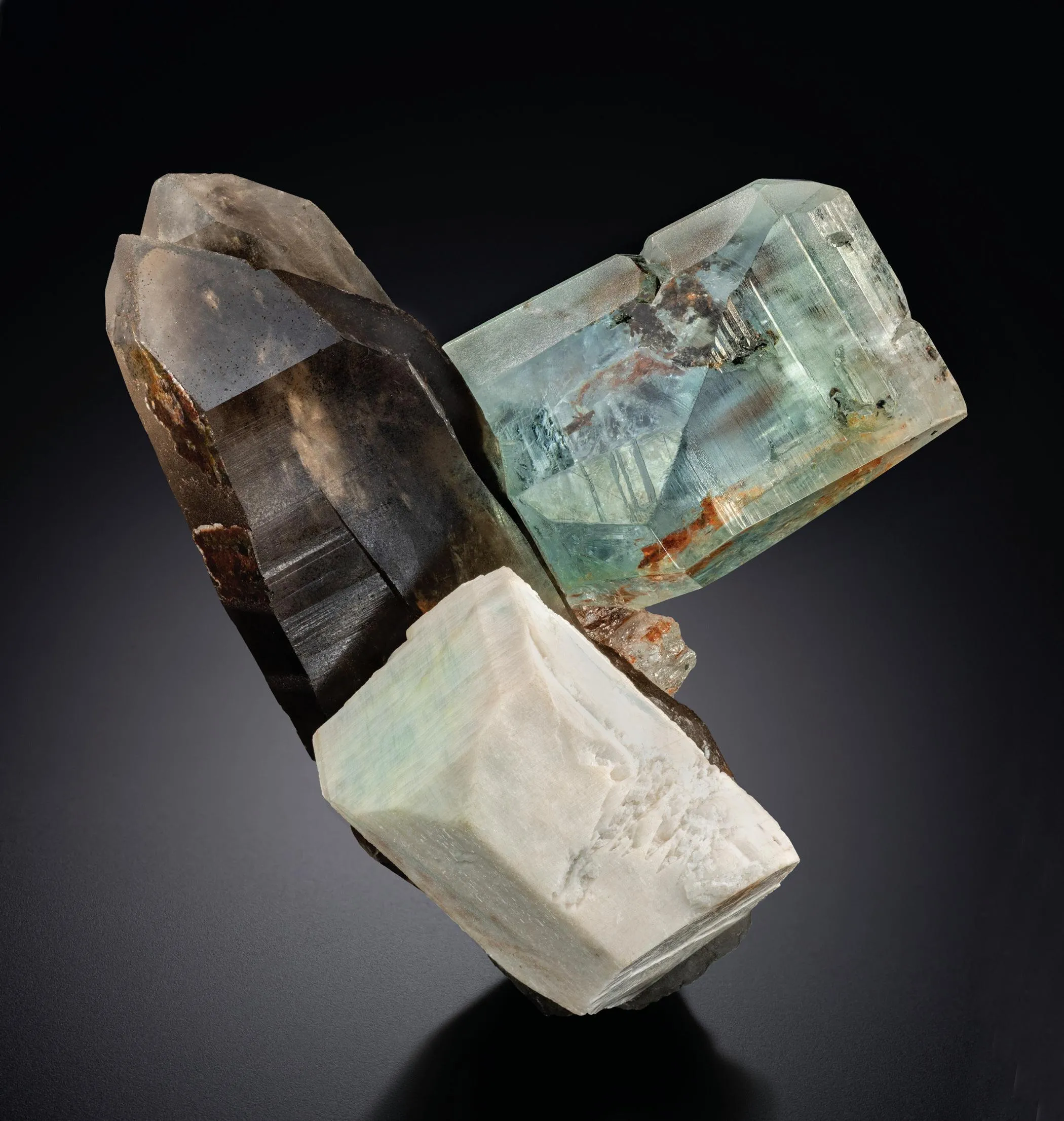 Topaz, Microcline, Smoky Quartz - image 1