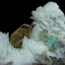Topaz, Muscovite, Albite Var. Cleavelandite, and Fluorite - image 4