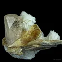 Topaz, Muscovite, Albite Var. Cleavelandite, and Fluorite - image 1