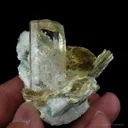 Topaz, Muscovite, Albite Var. Cleavelandite, and Fluorite - image 2