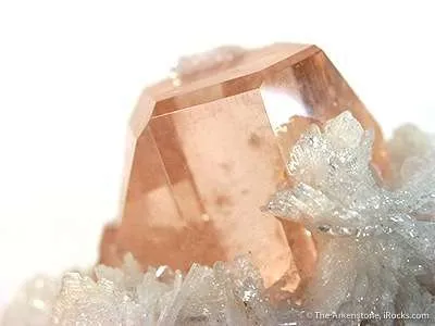 Topaz on Albite - image 2