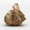 Topaz on Calcite - image 1