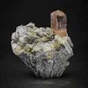 Topaz on Calcite - image 1