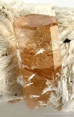 Topaz on Cleavelandite - image 2