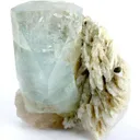 Topaz on Cleavelandite - image 1