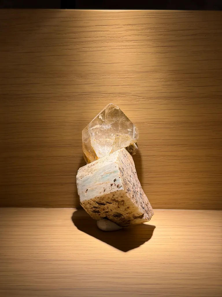 Topaz on Feldspar image