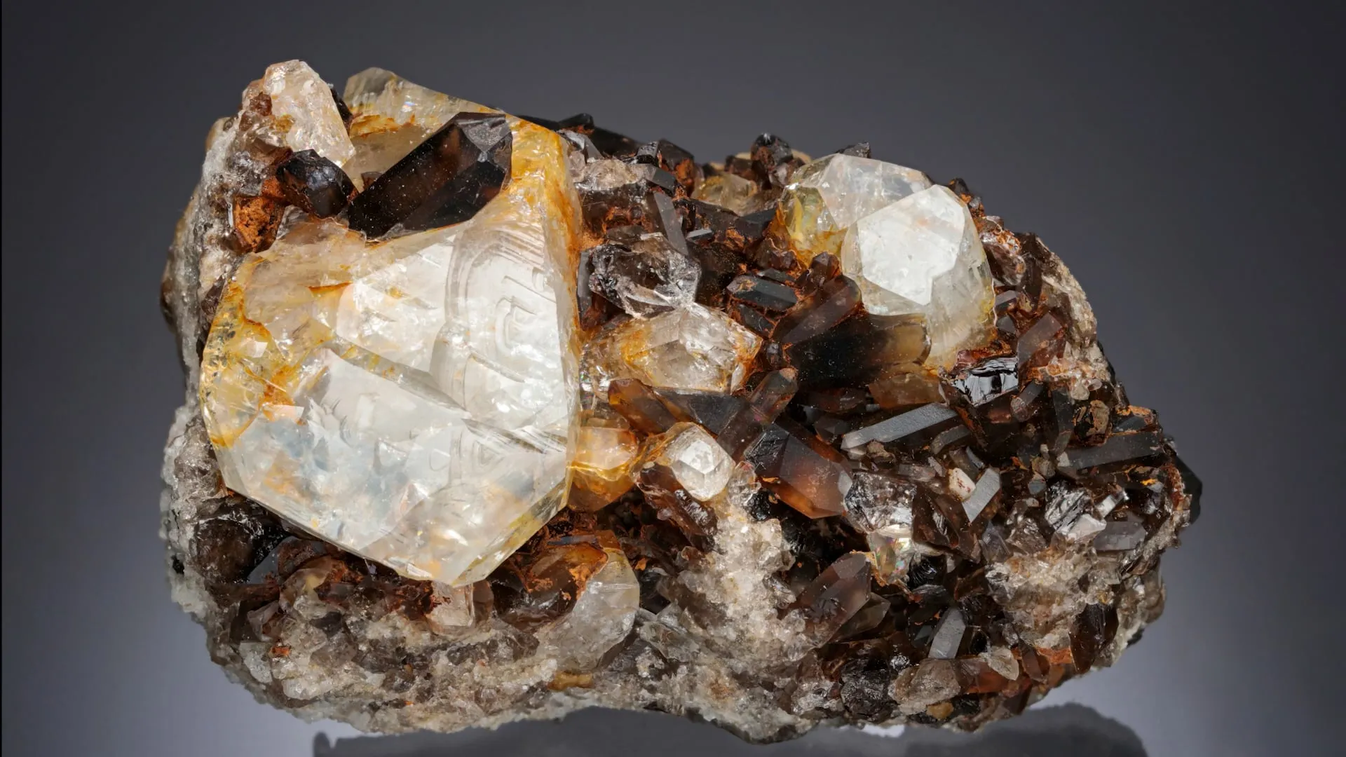 TOPAZ on Smoky QUARTZ - image 2