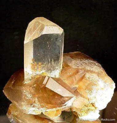Topaz on Smoky Quartz - image 4