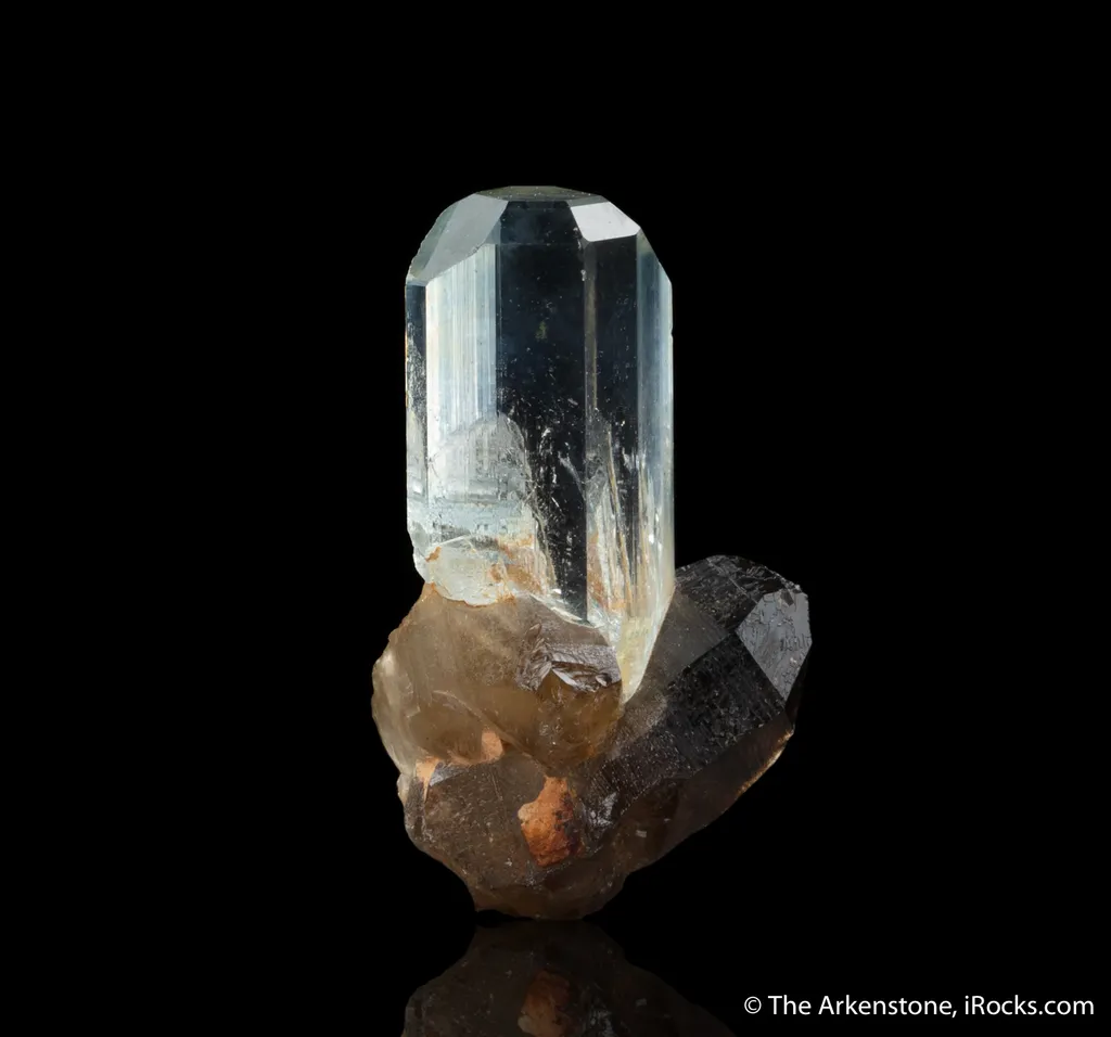 Topaz on Smoky Quartz - image 4