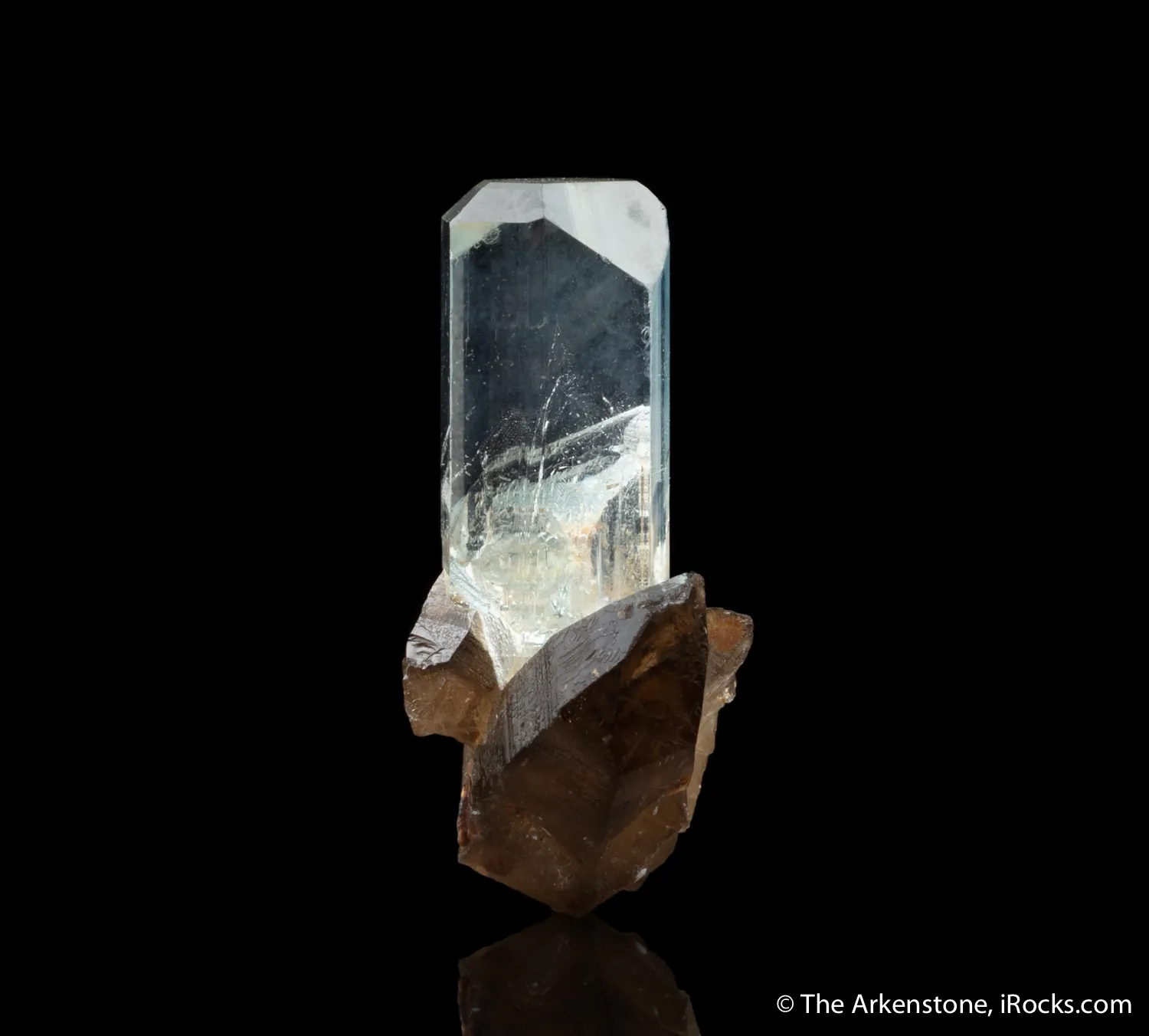 Topaz on Smoky Quartz - image 5