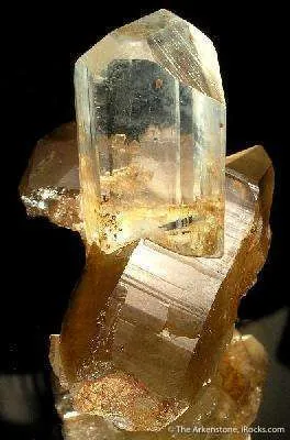 Topaz on Smoky Quartz - image 2