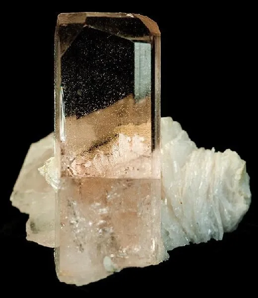 Topaz, Quartz, Albite (Var: Cleavelandite) image