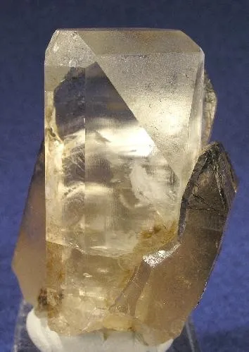 Topaz, Quartz (Var: Smoky Quartz), Schorl image